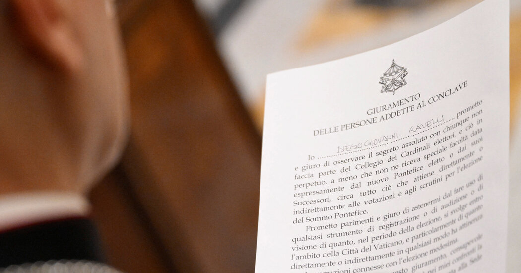 Paper Ballots and Sacred Oaths: A Look Inside the Papal Conclave